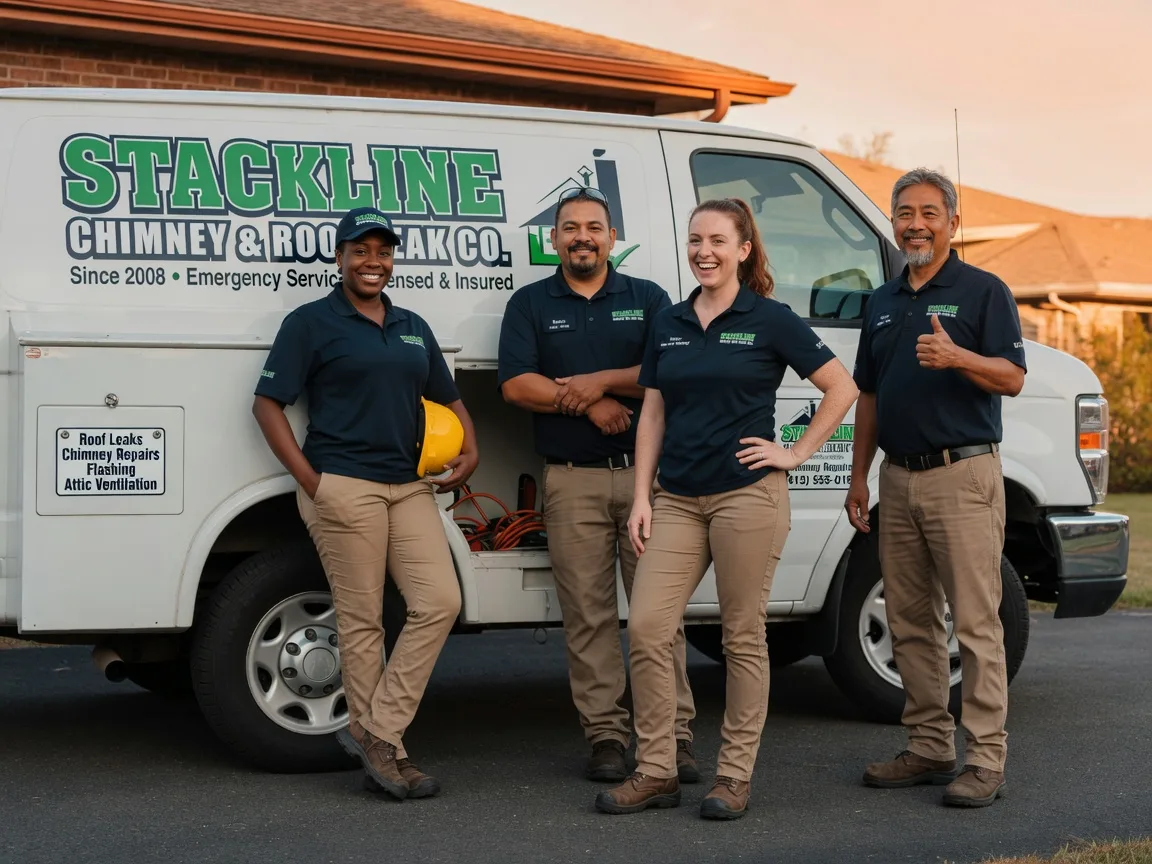 Chimney flashing repair company in Moss, TN